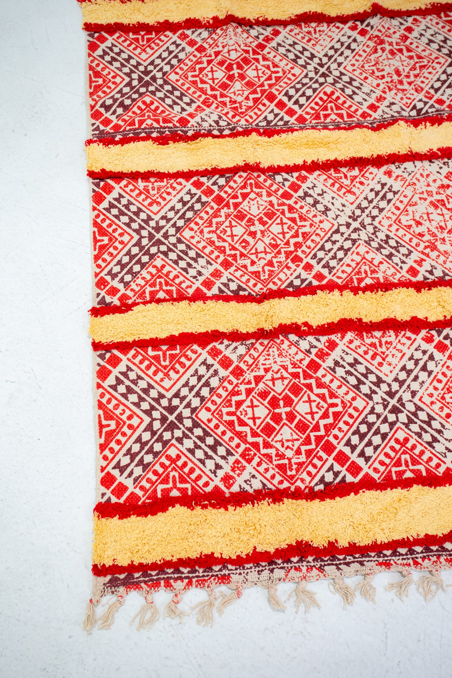 Chic Cotton Dhurrie/Rug - Natural Cotton- Rectangle