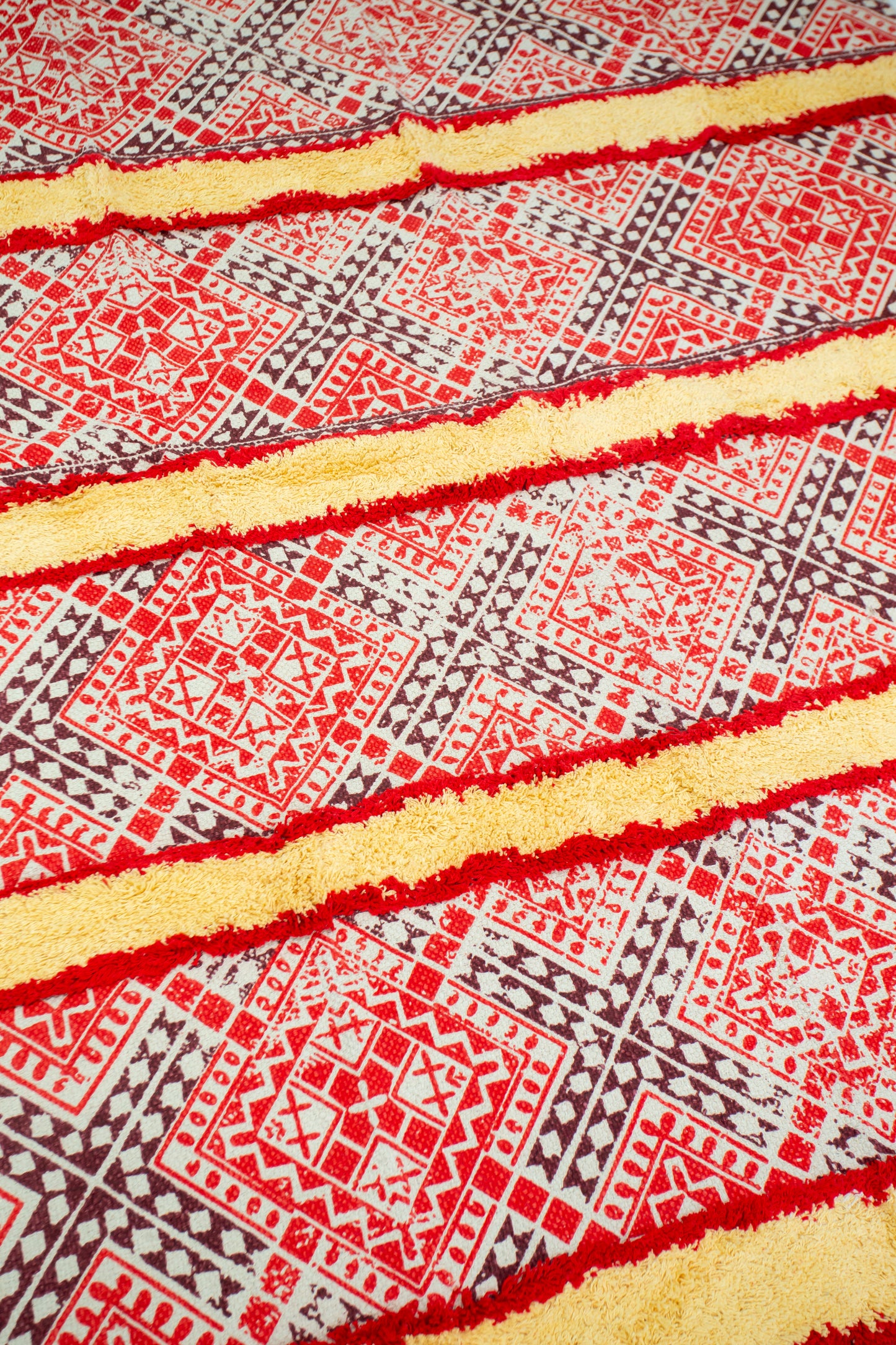 Chic Cotton Dhurrie/Rug - Natural Cotton- Rectangle